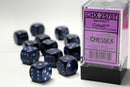 12D6 Speckled Cobalt Dice Block - 16mm