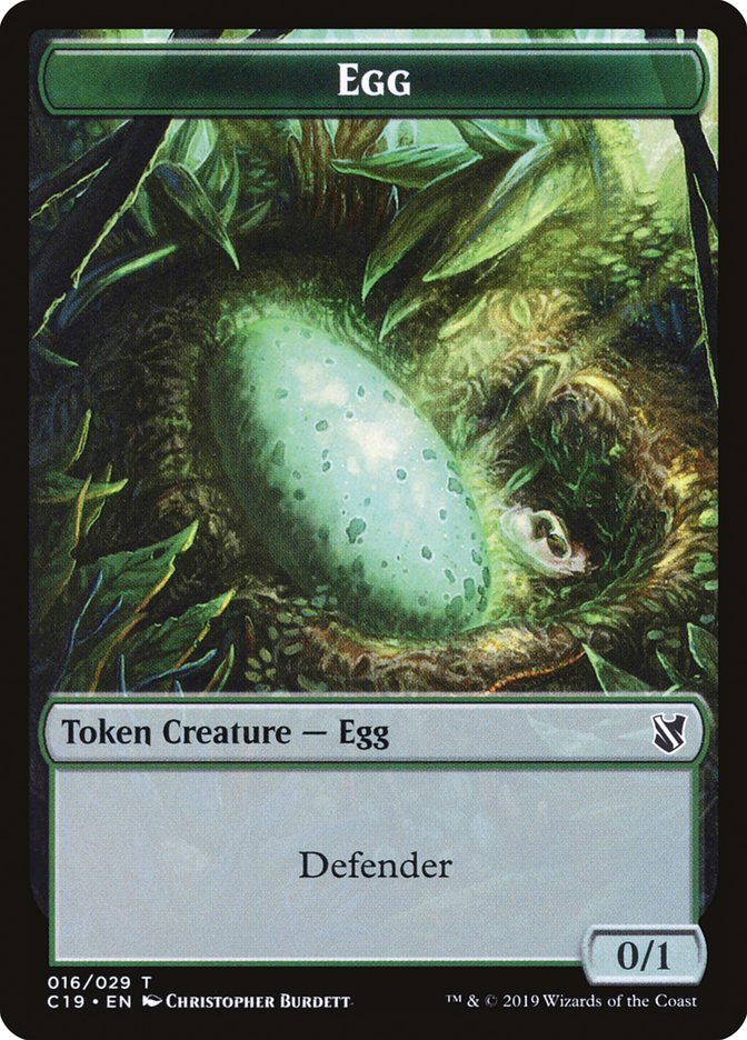 Egg [Commander 2019 Tokens]