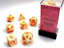 Polyhedral Festive Sunburst w/ Red Dice Sets