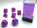 Polyhedral Festive Violet w/ White Dice Sets