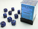 36D6 Scarab Royal Blue w/ Gold Dice Block - 12mm