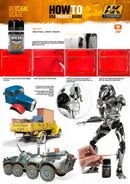 AK Interactive Neutral Grey For White/Black Wash