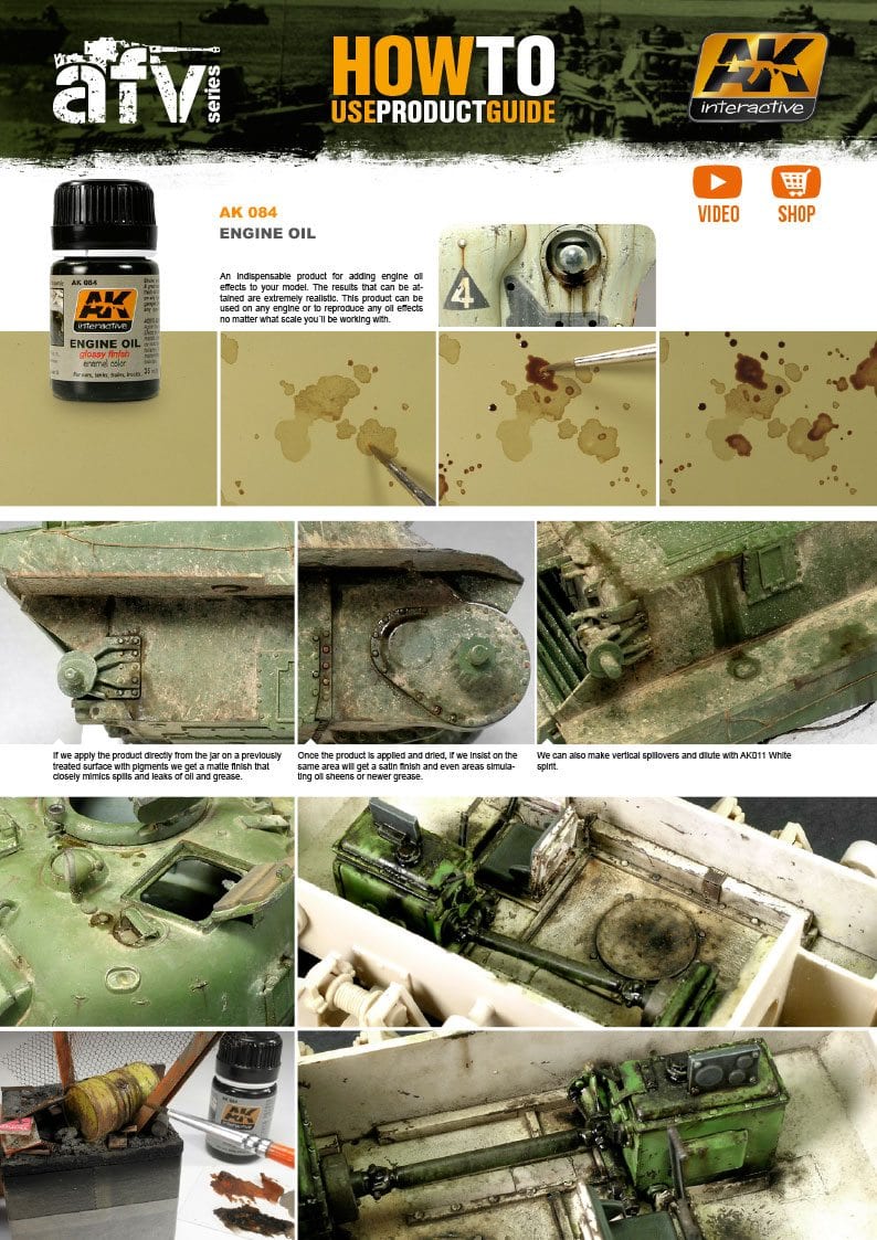 AK Interactive Engine Oil