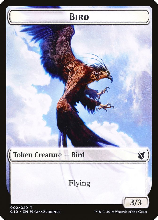 Bird (002/029) [Commander 2019 Tokens]