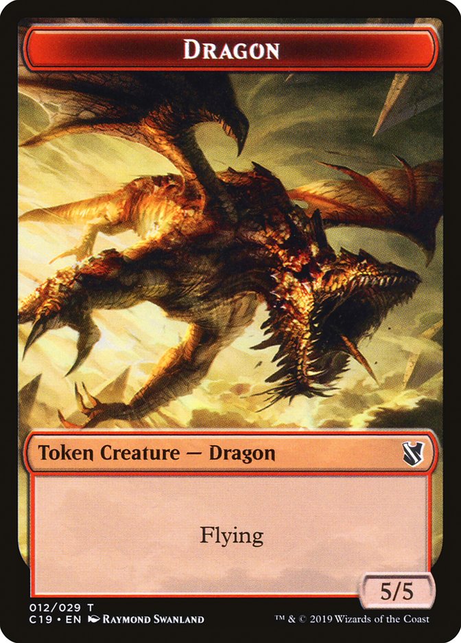 Dragon [Commander 2019 Tokens]