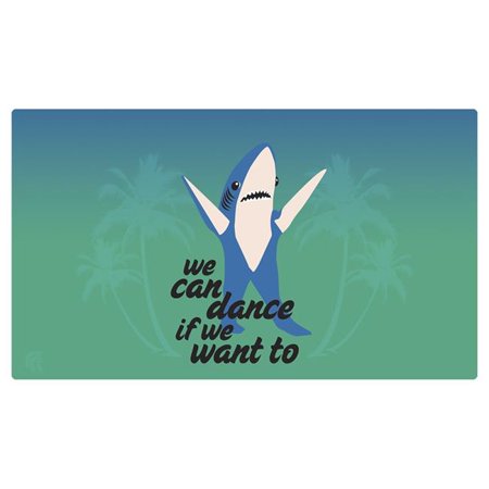 Left Shark Stitched Edge Playmat