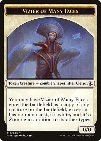 Vizier of Many Faces Token [Amonkhet Tokens]