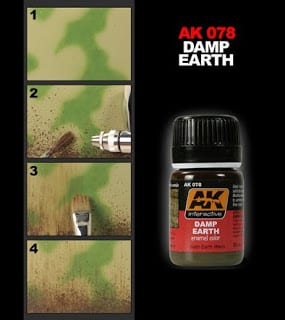 AK Interactive Damp Earth Effects