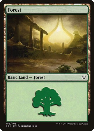 Forest (106) [Archenemy: Nicol Bolas]