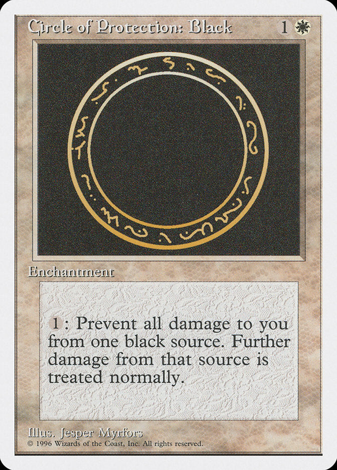 Circle of Protection: Black [Introductory Two-Player Set]