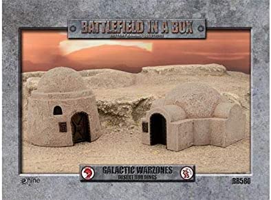 Battlefield In A Box Pillars - Galactic Warzones Desert Buildings