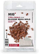 AK MIG 1/35th Scale Silicone Brick Mold