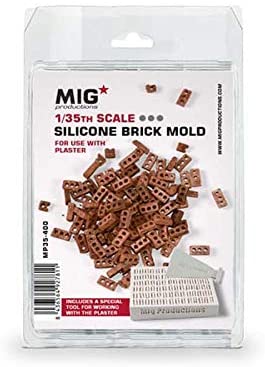 AK MIG 1/35th Scale Silicone Brick Mold