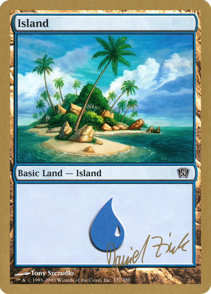 Island (dz337) (Daniel Zink) [World Championship Decks 2003]