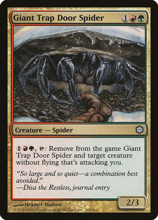 Giant Trap Door Spider [Coldsnap Theme Decks]