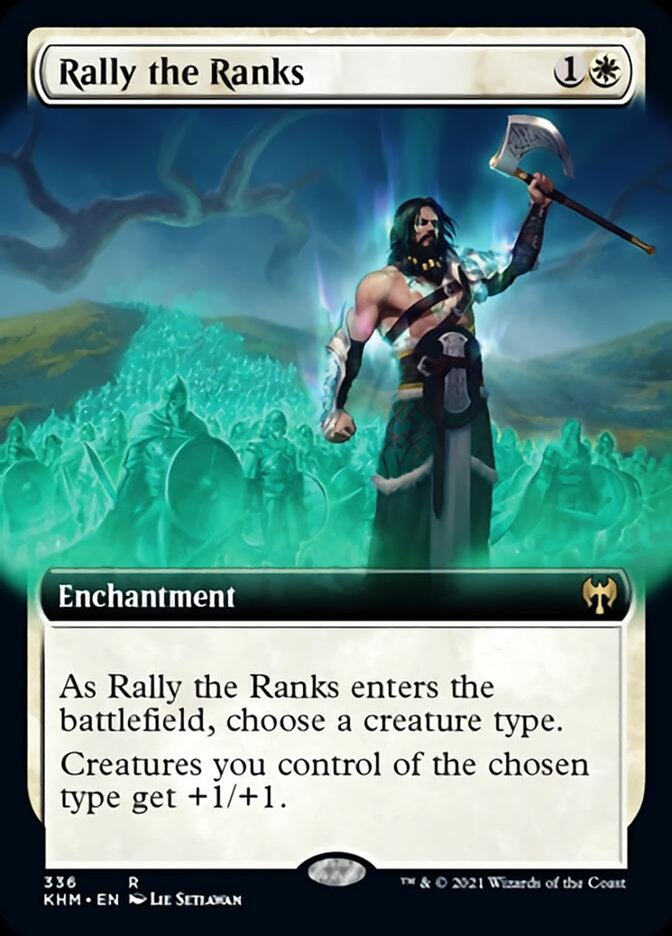 Rally the Ranks (Extended Art) [Kaldheim]