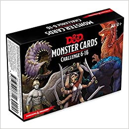 D&D Challenge 6-16 Monster Cards
