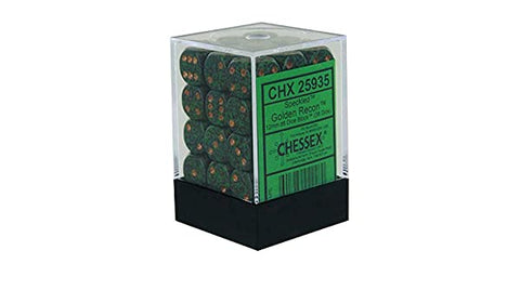 36D6 Speckled Golden Recon Dice Block - 12mm