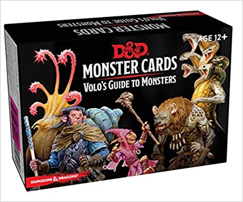 D&D Volo's Guide to Monsters Monster Cards