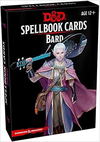 D&D Bard Spellbook Cards
