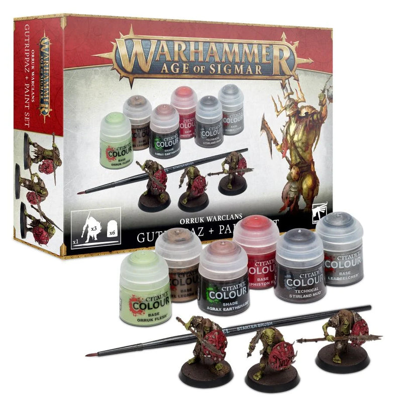 Warhammer Age Of Sigmar Orruks Paint Set