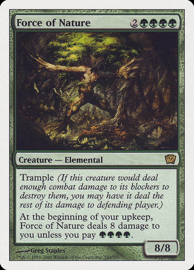 Force of Nature (9th Edition) [Oversize Cards]