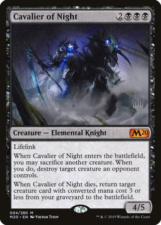 Cavalier of Night [Core Set 2020 Promos]