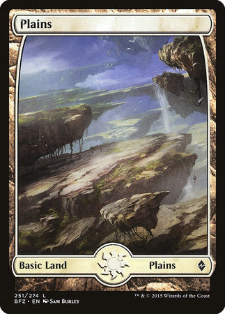 Plains (251) - Full Art [Battle for Zendikar]