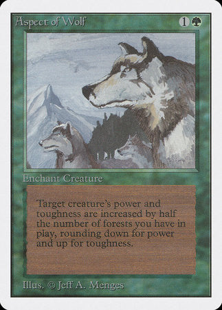 Aspect of Wolf [Unlimited Edition]