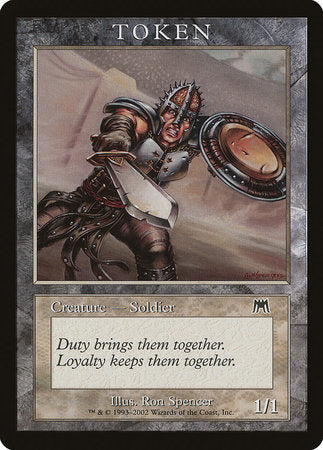 Soldier Token (Onslaught) [Magic Player Rewards 2002]