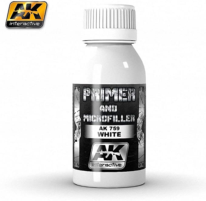 AK White Enamel Primer and Microfiller