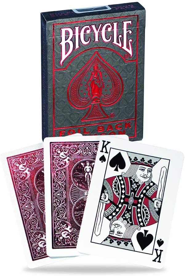 Bicycle Deck Metalluxe Red