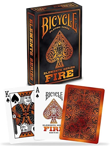 Bicycle Deck Elements Series Fire