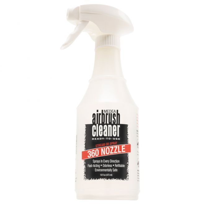 Iwata Medea Airbrush Cleaner 16oz With Nozzle Sprayer