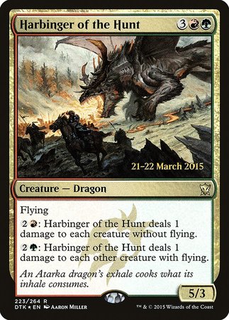 Harbinger of the Hunt [Dragons of Tarkir Promos]