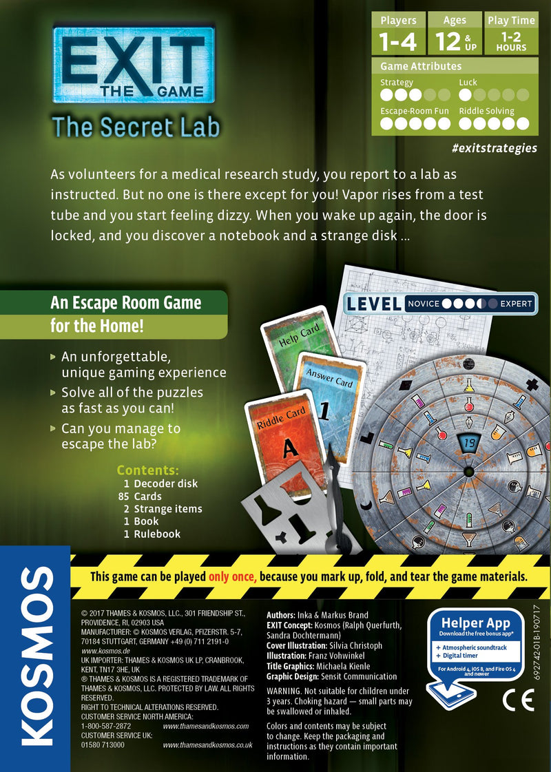 Exit: The Game The Secret Lab