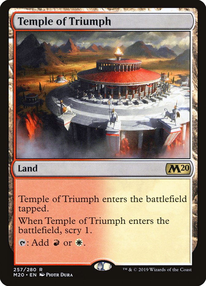 Temple of Triumph [Core Set 2020]