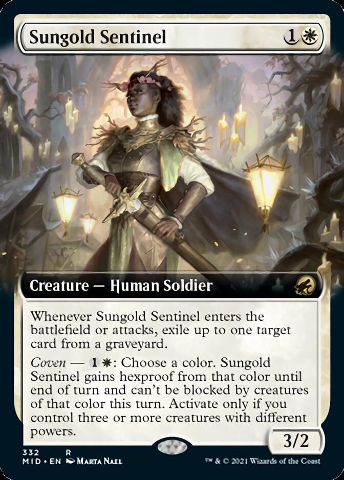 Sungold Sentinel (Extended) [Innistrad: Midnight Hunt]