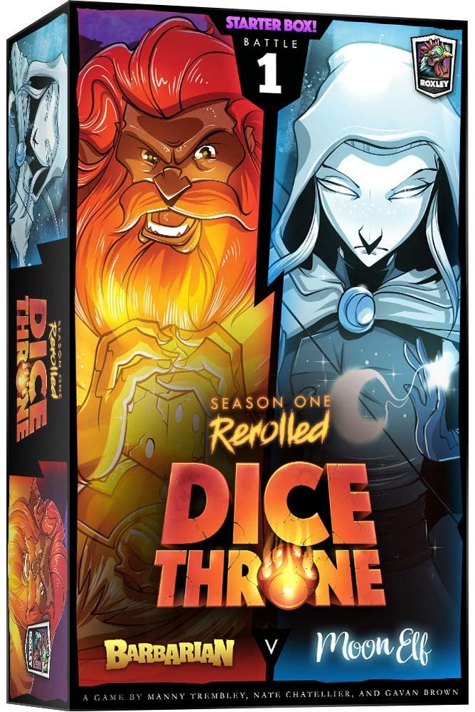 Dice Throne Season One Rerolled: Barbarian v Moon Elf
