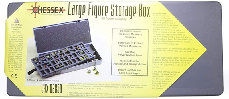 Chessex Large Figure Storage Box (80 Capacity)