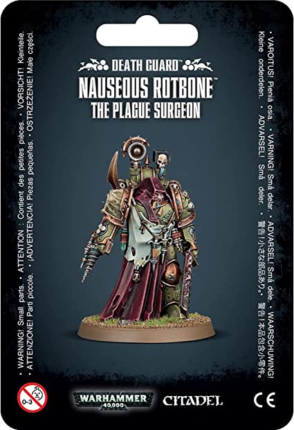 Death Guard Nauseous Rotbone, the Plague Surgeon