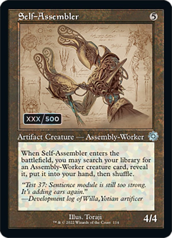 Self-Assembler (Retro Schematic) (Serial Numbered) [The Brothers' War Retro Artifacts]