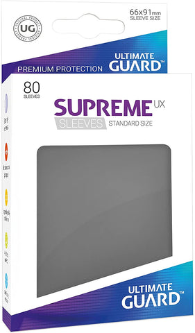 Ultimate Guard Supreme Grey UX Sleeves
