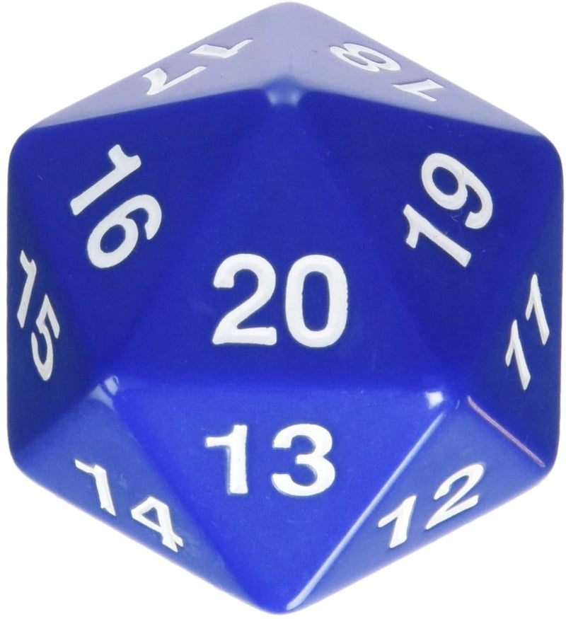 Jumbo Countdown D20 - Blue
