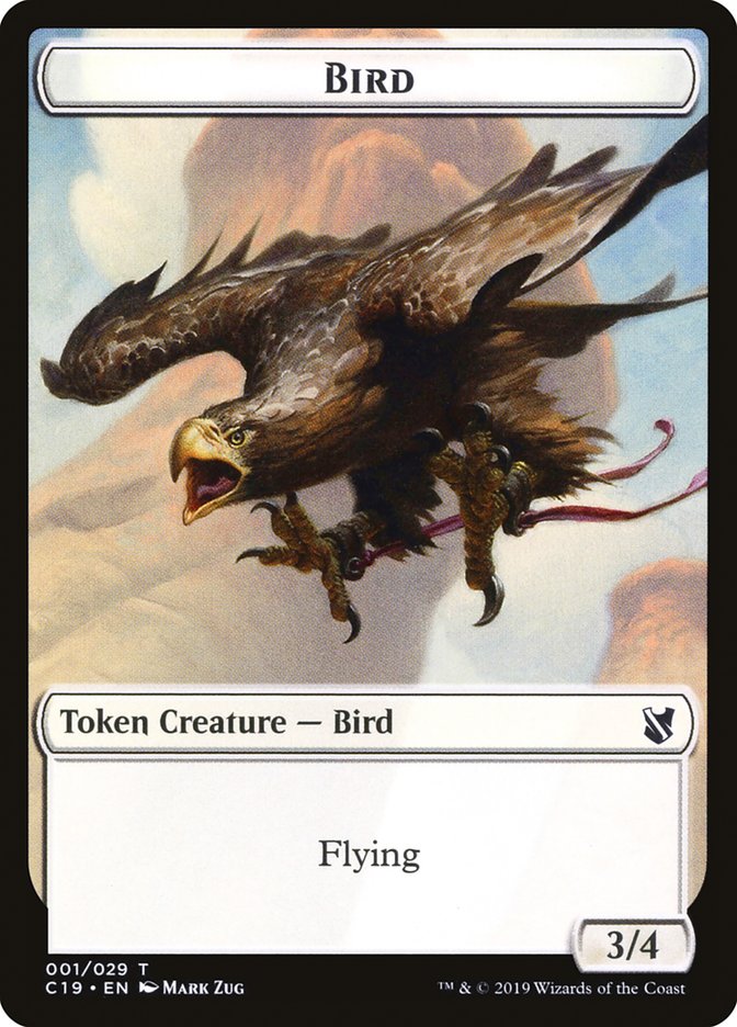 Bird (001/029) [Commander 2019 Tokens]
