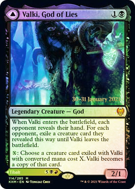 Valki, God of Lies // Tibalt, Cosmic Impostor  [Kaldheim Prerelease Promos]