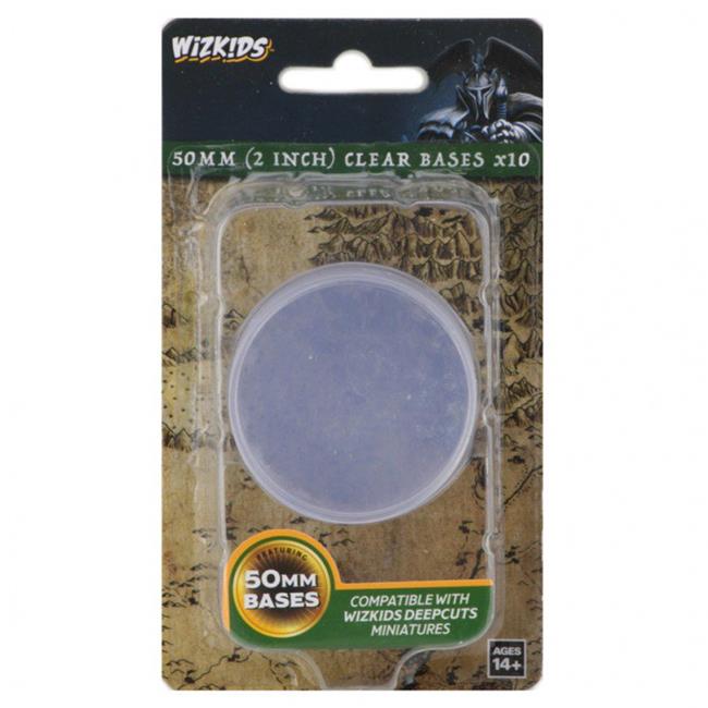 WizKids 50mm Clear Bases x10