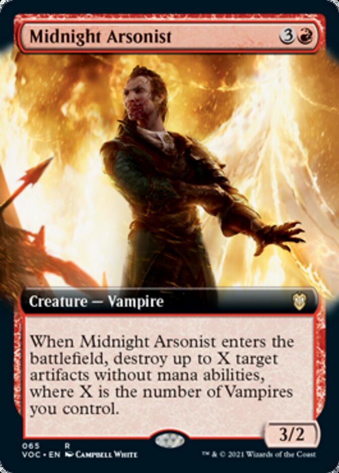Midnight Arsonist (Extended) [Innistrad: Crimson Vow Commander]