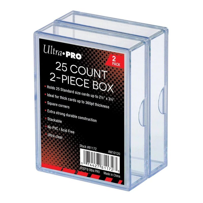 Ultra Pro 25ct 2-Piece Card Box