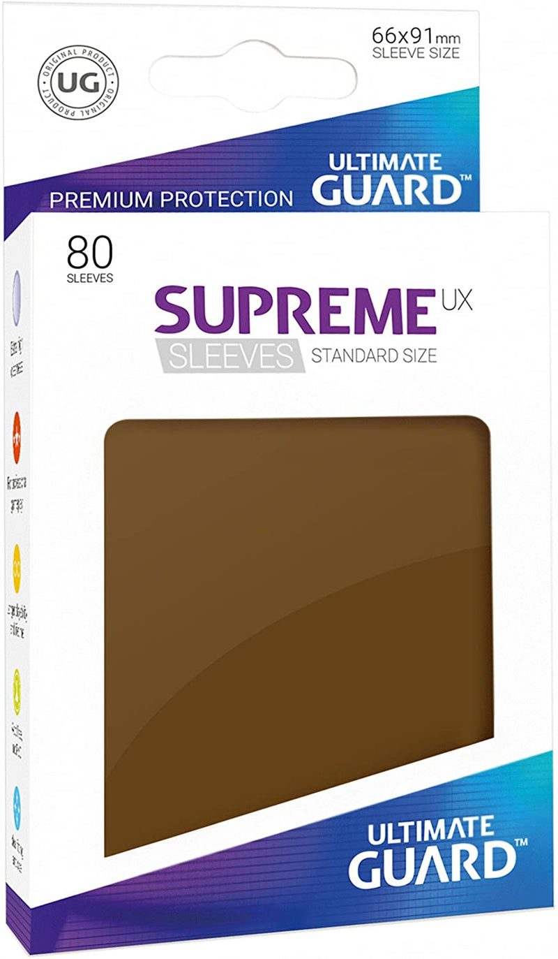 Ultimate Guard Supreme Brown UX Sleeves